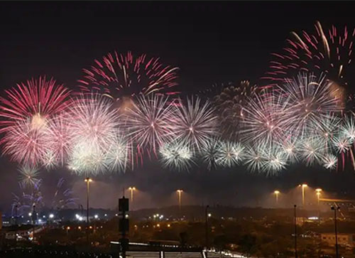 宁陕县焰火晚会